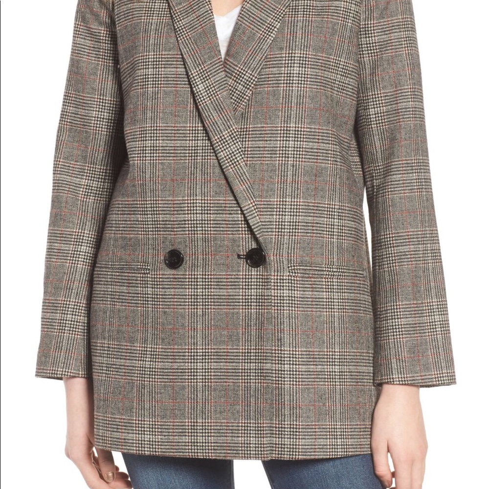 Plaid blazer